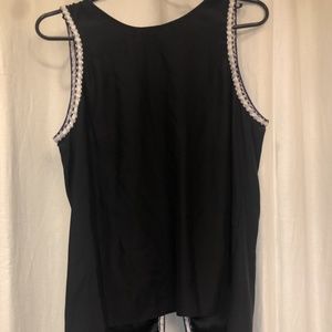 Parker Split Back Tank Top 100% Silk NWT SZ S